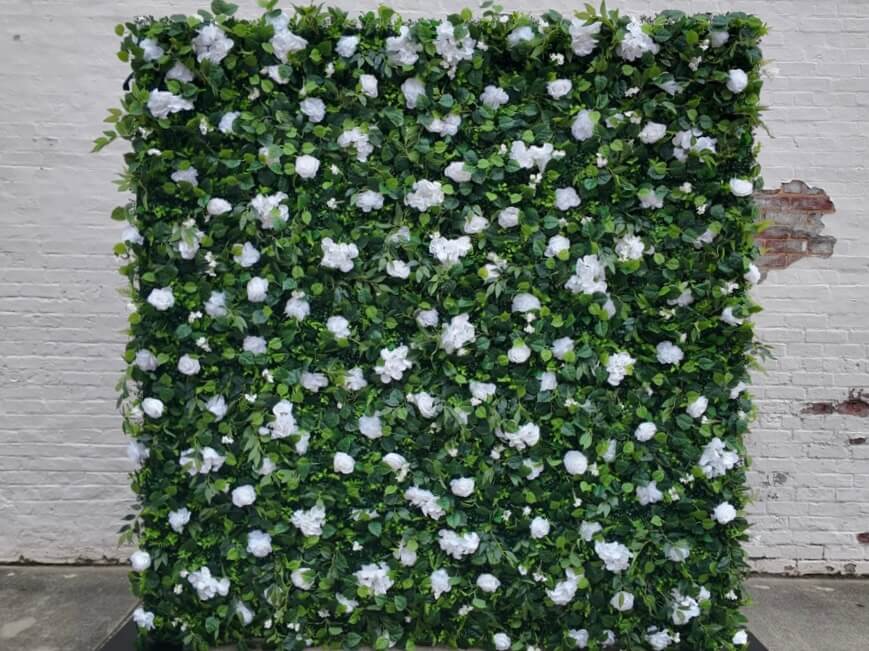Garden flower wall