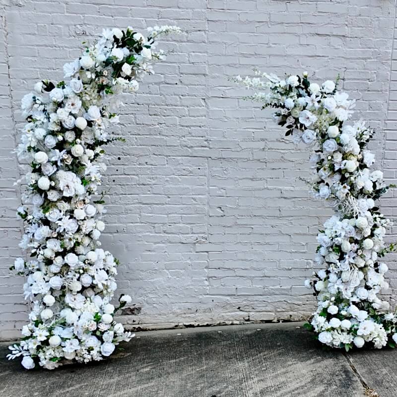 Pearl Arch floral ceremony backdrop